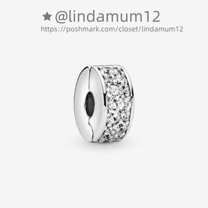 Pandora Clear Pavé Clip Charm